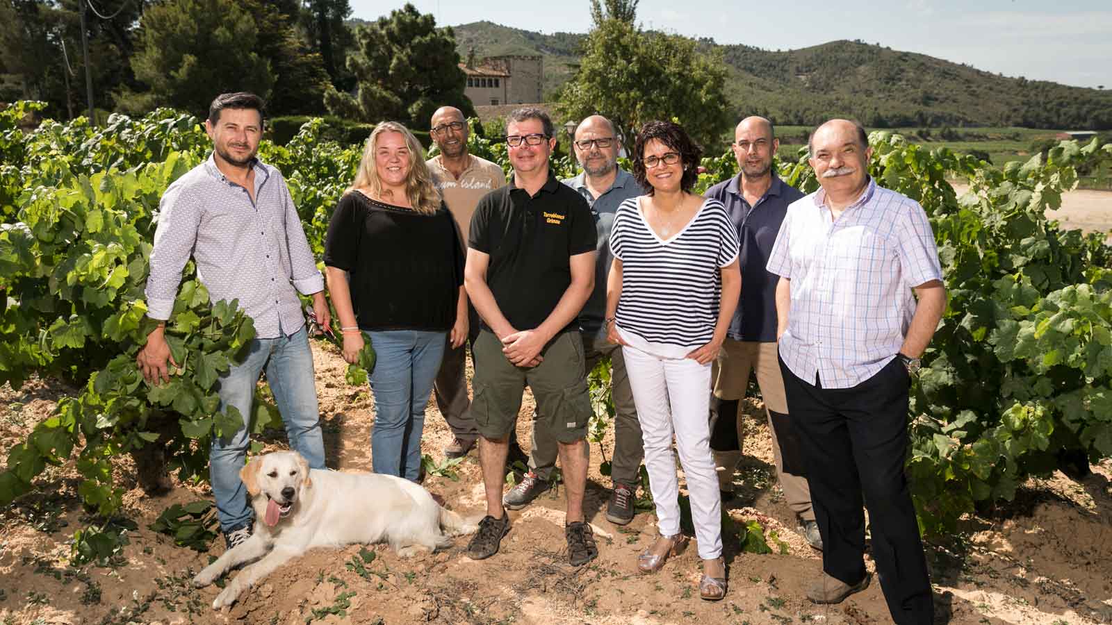 The team at Spanish Cava producer Grimau